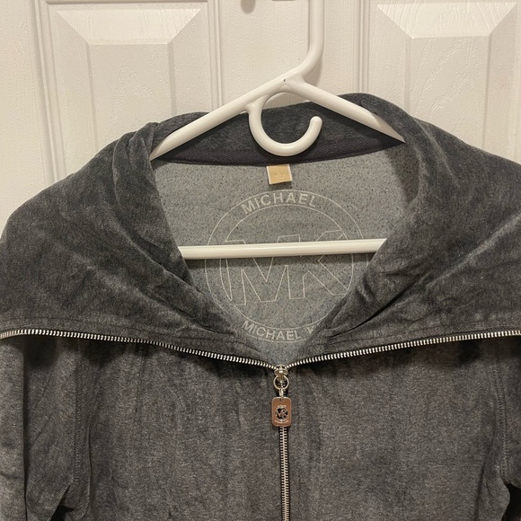 Michael Kors Charcoal Bomber Jacket - Picture 3 of 7